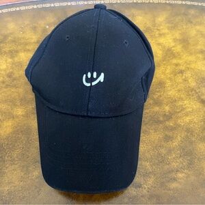 Black Smiley Face Cap